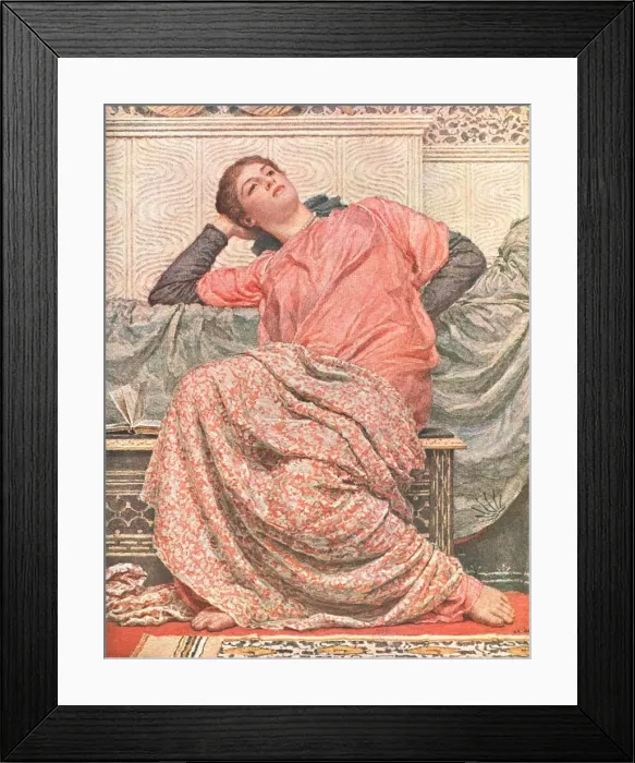 Framed Print : An Open Book, c1884, (c1902). Creator: Unknown Framed Print : An Open Book, c1884, (c1902). Creator: Unknown