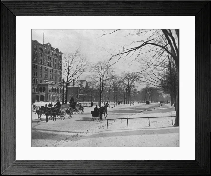 Framed Print : Euclid Avenue, Cleveland, Ohio, USA, c1900. Creator: Unknown Framed Print : Euclid Avenue, Cleveland, Ohio, USA, c1900. Creator: Unknown