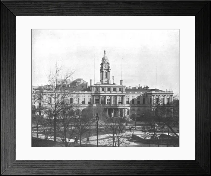 Framed Print : City Hall, New York, USA, c1900. Creator: Unknown