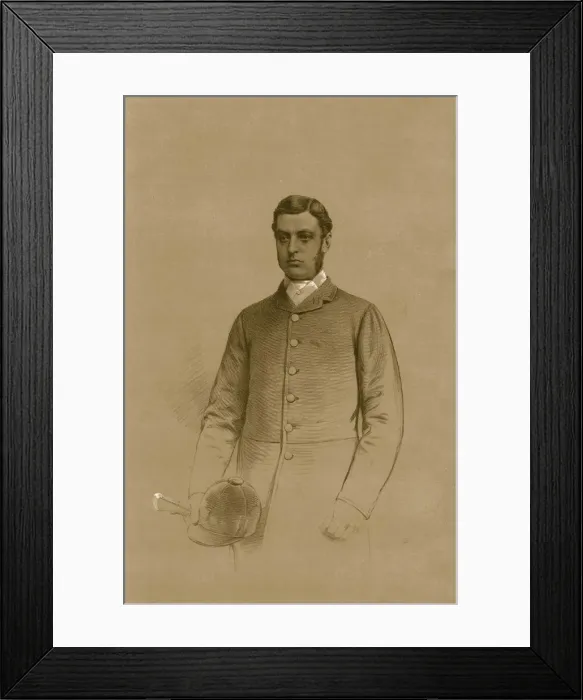 Framed Print : The Earl of Guilford, 1879. Creator: Vincent Brooks Day & Son Framed Print : The Earl of Guilford, 1879. Creator: Vincent Brooks Day & Son