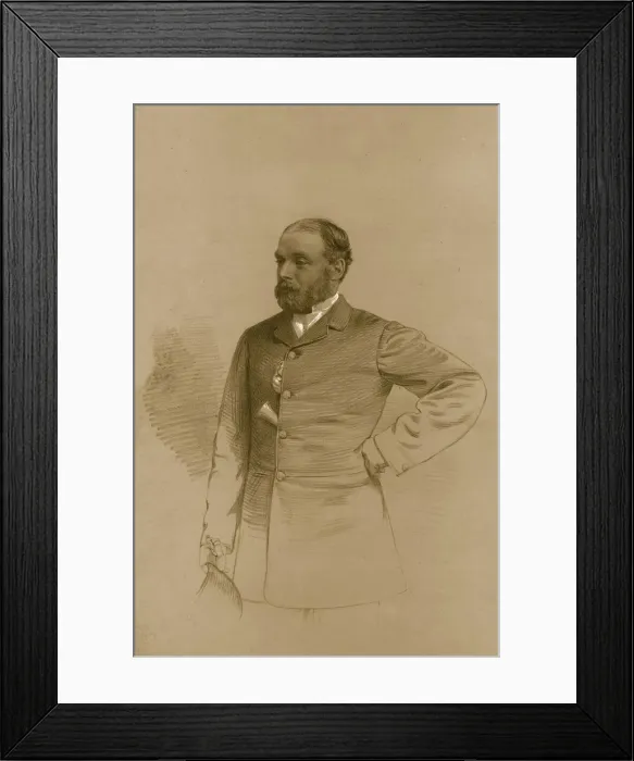 Framed Print : Mr. John Hargreaves, 1879. Creator: Vincent Brooks Day & Son Framed Print : Mr. John Hargreaves, 1879. Creator: Vincent Brooks Day & Son