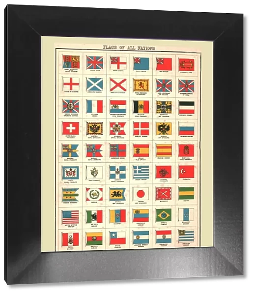 Flags Of All Nations, 1902. Creator: Unknown