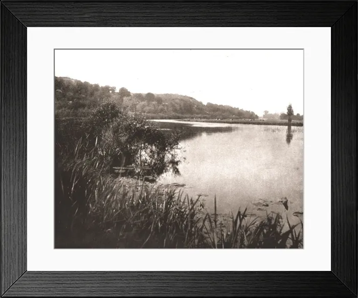 Framed Print : Hurley Reach, River Thames between Bisham and Medmenham, Buckinghamshire, 1894. Creator: Unknown Framed Print : Hurley Reach, River Thames between Bisham and Medmenham, Buckinghamshire, 1894. Creator: Unknown