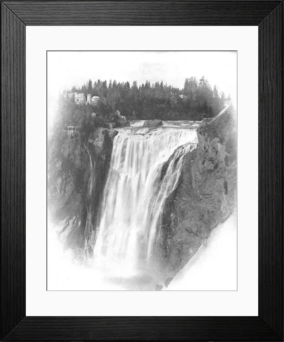 Framed Print : Falls of Montmorency, Quebec, Canada, c1900. Creator: Unknown Framed Print : Falls of Montmorency, Quebec, Canada, c1900. Creator: Unknown