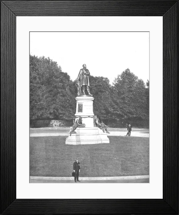 Framed Print : Garfield Statue, Washington DC, USA, c1900. Creator: Unknown Framed Print : Garfield Statue, Washington DC, USA, c1900. Creator: Unknown