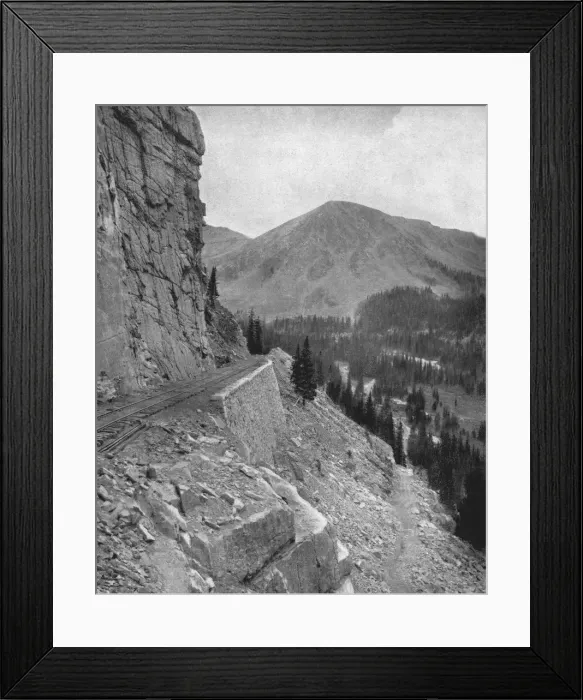 Framed Print : Alpine Pass, Colorado, USA, c1900. Creator: Unknown Framed Print : Alpine Pass, Colorado, USA, c1900. Creator: Unknown