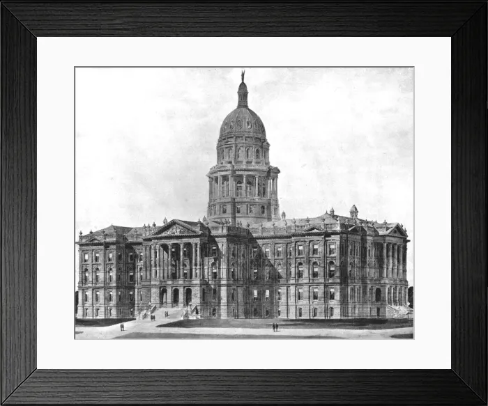 Framed Print : State House, Denver, Colorado, USA, c1900. Creator: Unknown Framed Print : State House, Denver, Colorado, USA, c1900. Creator: Unknown