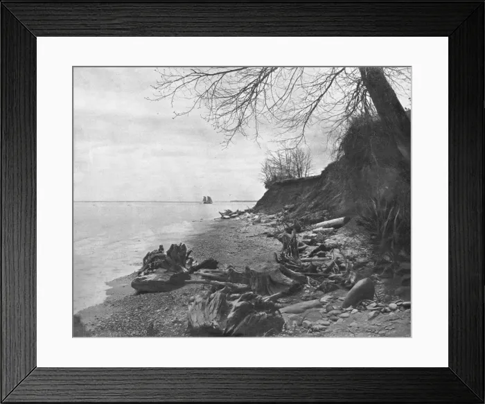 Framed Print : Heading for the Shore, Lake Michigan, USA, c1900. Creator: Unknown Framed Print : Heading for the Shore, Lake Michigan, USA, c1900. Creator: Unknown