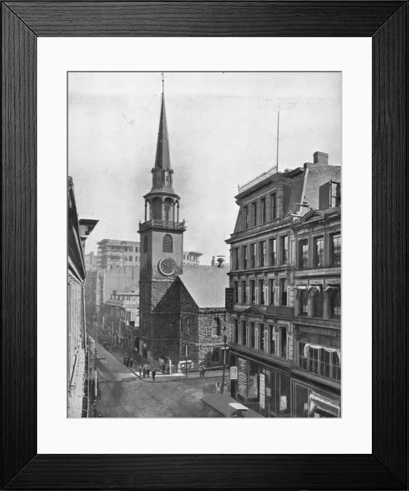 Framed Print : Old South Church, Boston, USA, c1900. Creator: Unknown