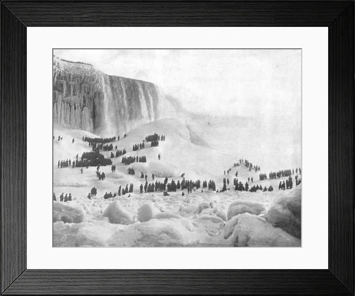 Framed Print : Ice Mountain, Niagara, New York State, USA, c1900. Creator: Unknown Framed Print : Ice Mountain, Niagara, New York State, USA, c1900. Creator: Unknown
