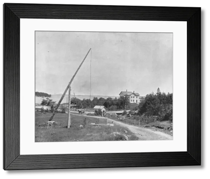 Framed Print : Frenchman Bay, Bar Harbor, Maine, USA, c1900. Creator: Unknown Framed Print : Frenchman Bay, Bar Harbor, Maine, USA, c1900. Creator: Unknown