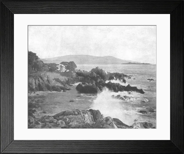 Framed Print : Carmel Bay, California, USA, c1900. Creator: Unknown Framed Print : Carmel Bay, California, USA, c1900. Creator: Unknown