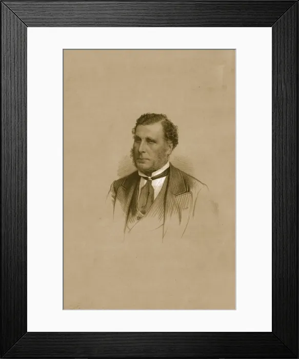 Framed Print : Viscount Falmouth, 1879. Creator: Vincent Brooks Day & Son