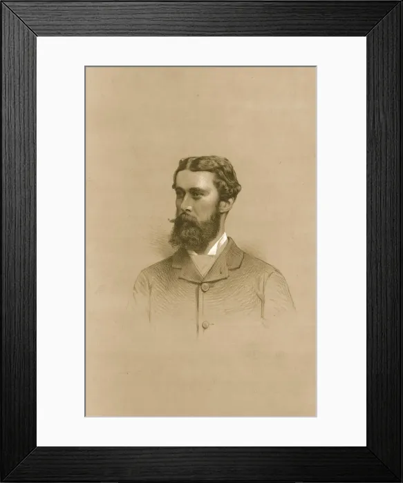 Framed Print : Earl Ferrers, 1879. Creator: Vincent Brooks Day & Son Framed Print : Earl Ferrers, 1879. Creator: Vincent Brooks Day & Son