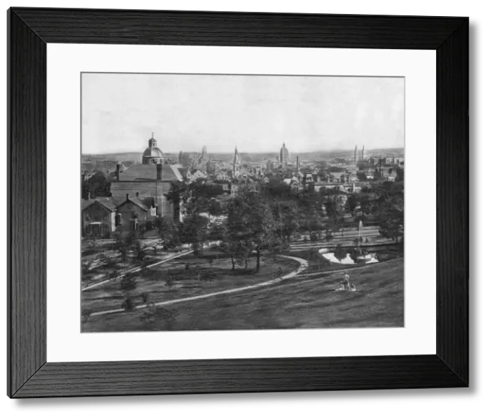 Framed Print : St Paul from Merriams Hill, Minnesota, USA, c1900. Creator: Unknown Framed Print : St Paul from Merriams Hill, Minnesota, USA, c1900. Creator: Unknown
