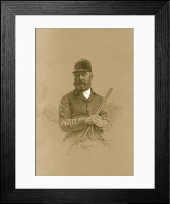 Framed Print : Lord Fitzhardinge, 1879. Creator: Vincent Brooks Day & Son Framed Print : Lord Fitzhardinge, 1879. Creator: Vincent Brooks Day & Son