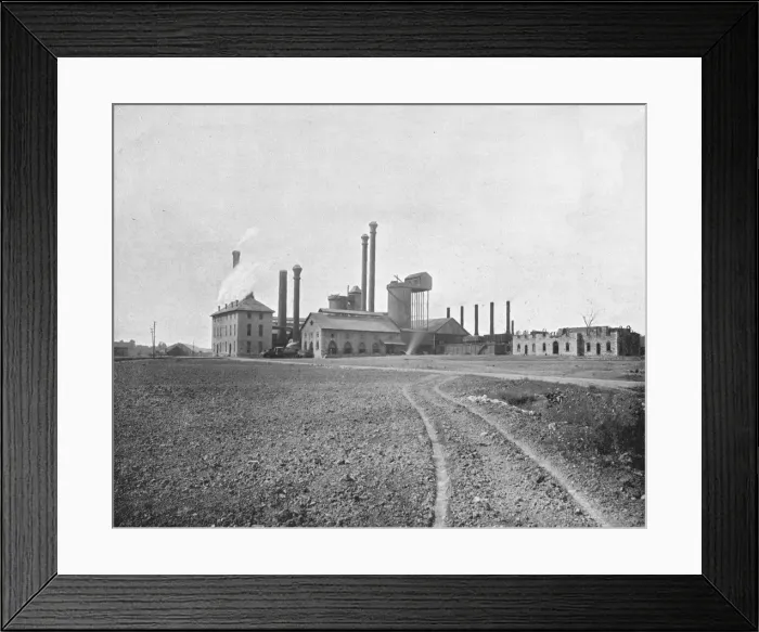 Framed Print : Colebrook Furnace, Lebanon, Pennsylvania, USA, c1900. Creator: Unknown Framed Print : Colebrook Furnace, Lebanon, Pennsylvania, USA, c1900. Creator: Unknown