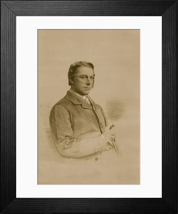 Framed Print : Mr. F. J. S. Foljambe. M. P. 1879. Creator: Vincent Brooks Day & Son Framed Print : Mr. F. J. S. Foljambe. M. P. 1879. Creator: Vincent Brooks Day & Son