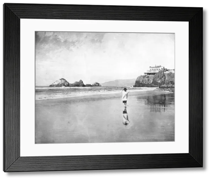 Framed Print : Cliff House and Seal Rocks, San Francisco, California, USA, c1900. Creator: Unknown Framed Print : Cliff House and Seal Rocks, San Francisco, California, USA, c1900. Creator: Unknown