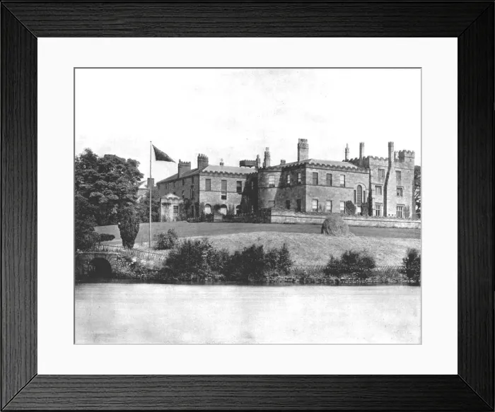 Framed Print : Ripley Castle, Yorkshire, 1894. Creator: Unknown Framed Print : Ripley Castle, Yorkshire, 1894. Creator: Unknown