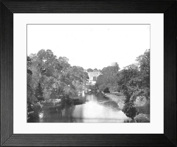 Framed Print : Warwick Castle, Warwickshire, 1894. Creator: Unknown Framed Print : Warwick Castle, Warwickshire, 1894. Creator: Unknown