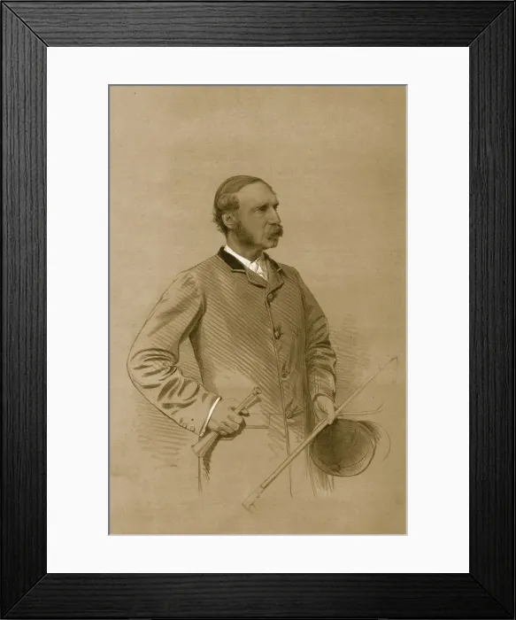 Framed Print : The Hon. Ralph Pelham Nevill, 1879. Creator: Vincent Brooks Day & Son Framed Print : The Hon. Ralph Pelham Nevill, 1879. Creator: Vincent Brooks Day & Son
