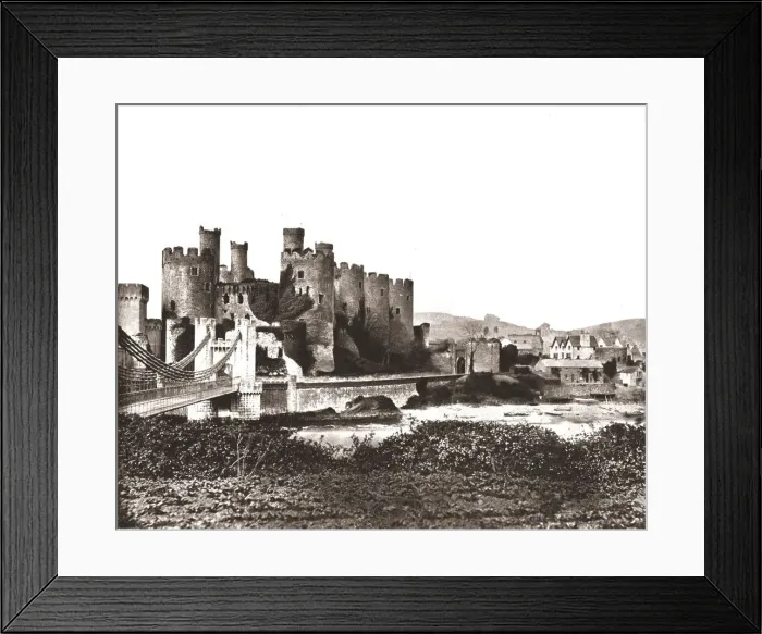 Framed Print : Conway Castle, North Wales, 1894. Creator: Unknown Framed Print : Conway Castle, North Wales, 1894. Creator: Unknown