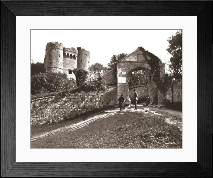 Framed Print : Carisbrooke Castle, Isle of Wight, 1894. Creator: Unknown Framed Print : Carisbrooke Castle, Isle of Wight, 1894. Creator: Unknown