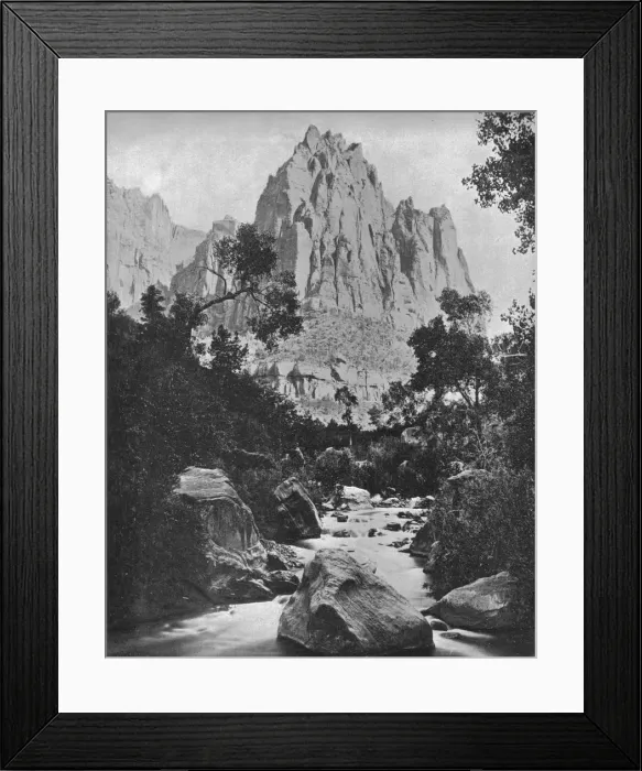 Framed Print : Eagle Crag, Shoshone Falls, Idaho, USA, c1900. Creator: Unknown Framed Print : Eagle Crag, Shoshone Falls, Idaho, USA, c1900. Creator: Unknown