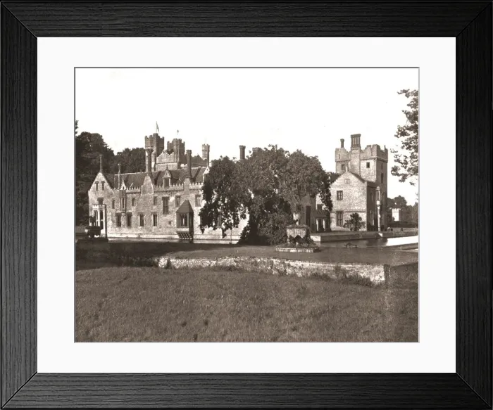 Framed Print : Oxburgh Hall, Norfolk, 1894. Creator: Unknown Framed Print : Oxburgh Hall, Norfolk, 1894. Creator: Unknown