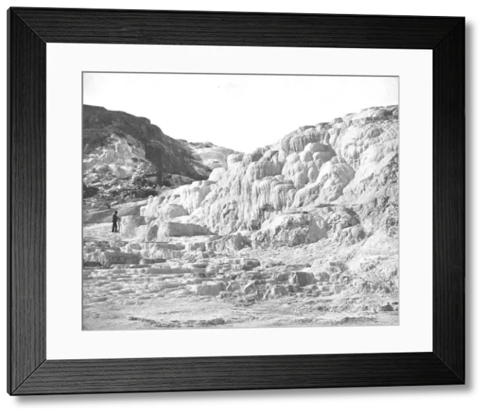 Framed Print : Minerva Terrace, Yellowstone Park, USA, c1900. Creator: Unknown Framed Print : Minerva Terrace, Yellowstone Park, USA, c1900. Creator: Unknown