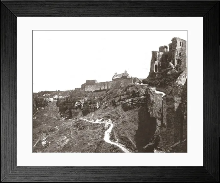 Framed Print : Scarborough Castle, North Yorkshire, 1894. Creator: Unknown Framed Print : Scarborough Castle, North Yorkshire, 1894. Creator: Unknown