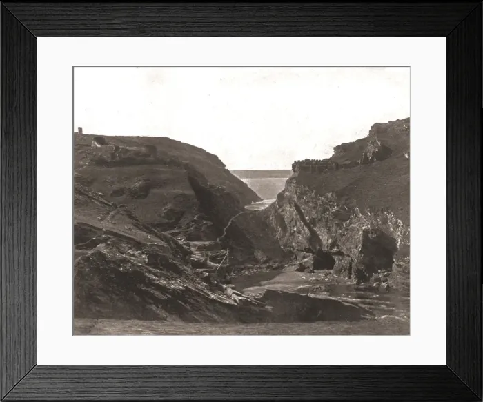 Framed Print : King Arthurs Castle, Tintagel, Cornwall, 1894. Creator: Unknown Framed Print : King Arthurs Castle, Tintagel, Cornwall, 1894. Creator: Unknown