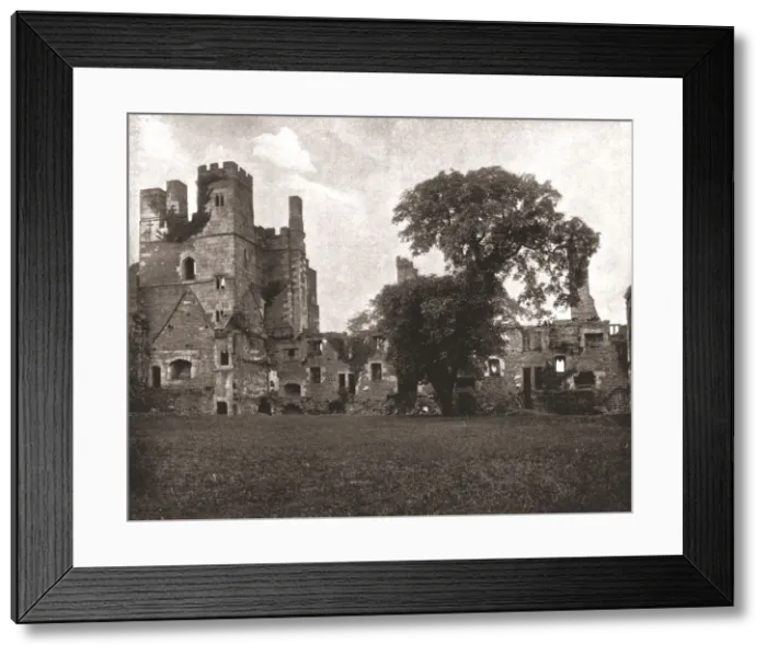 Framed Print : Wingfield Manor, near Alfreton, Derbyshire, 1894. Creator: Unknown Framed Print : Wingfield Manor, near Alfreton, Derbyshire, 1894. Creator: Unknown