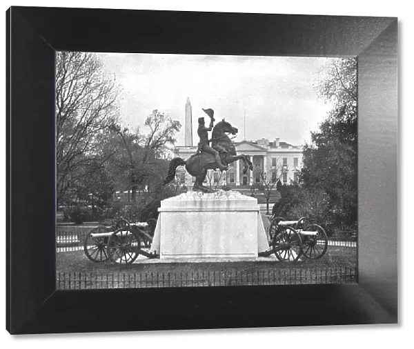 Jackson Statue, Lafayette Square, Washington DC, USA, c1900. Creator: Unknown