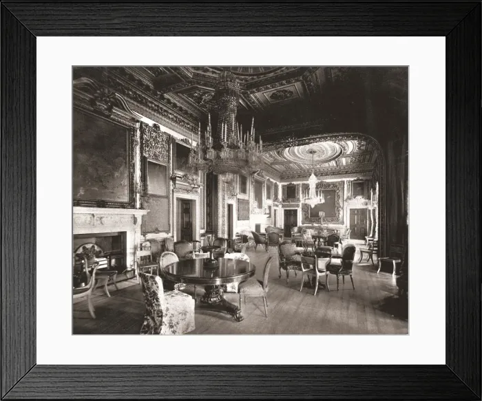 Framed Print : The Ballroom, Devonshire House, London, 1894. Creator: Unknown Framed Print : The Ballroom, Devonshire House, London, 1894. Creator: Unknown