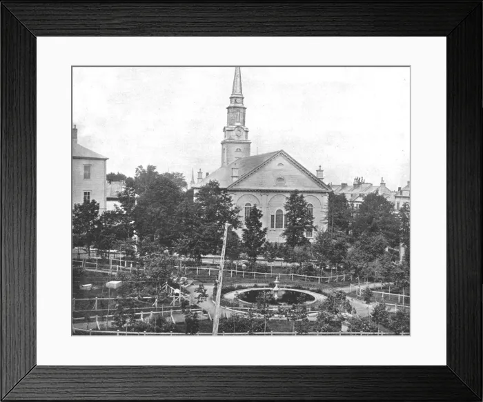 Framed Print : Place d Armes, Quebec City, Canada, c1900. Creator: Unknown Framed Print : Place d Armes, Quebec City, Canada, c1900. Creator: Unknown