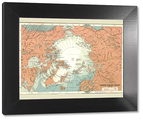 North Polar Chart, 1902. Creator: Unknown
