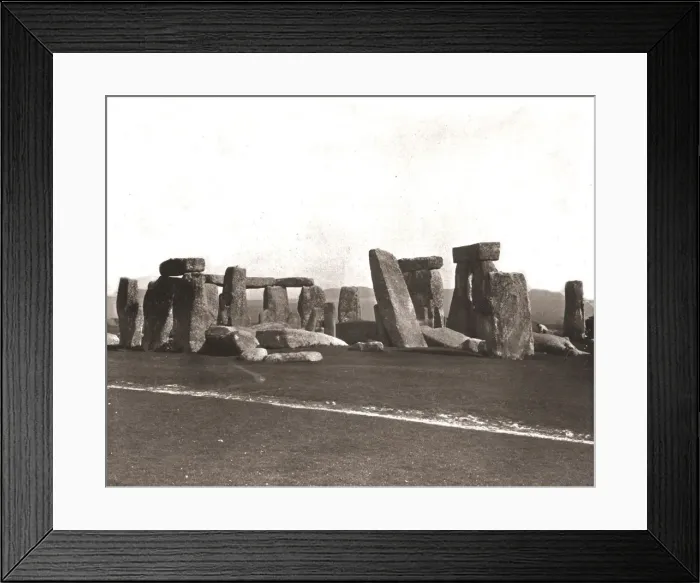 Framed Print : Stonehenge, Salisbury Plain, Wiltshire, 1894. Creator: Unknown Framed Print : Stonehenge, Salisbury Plain, Wiltshire, 1894. Creator: Unknown