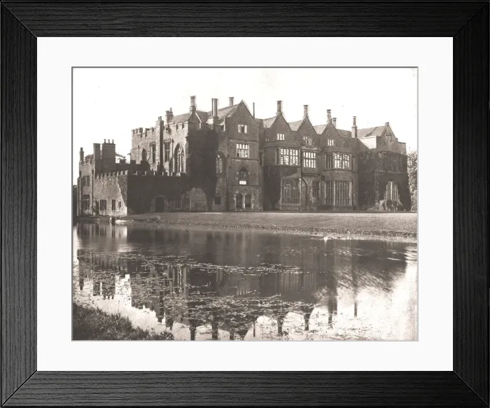 Framed Print : Broughton Castle, Banbury, Oxfordshire, 1894. Creator: Unknown Framed Print : Broughton Castle, Banbury, Oxfordshire, 1894. Creator: Unknown