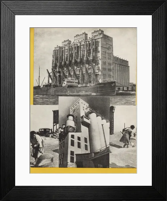 Framed Print : Illustration from USSR Builds Socialism, 1933. Creator: Lissitzky, El (1890-1941) Framed Print : Illustration from USSR Builds Socialism, 1933. Creator: Lissitzky, El (1890-1941)