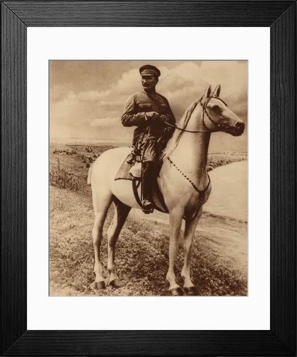Framed Print : Portrait of Semyon Mikhailovich Budyonny (1883-1973). Creator: Anonymous Framed Print : Portrait of Semyon Mikhailovich Budyonny (1883-1973). Creator: Anonymous