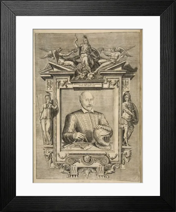 Framed Print : Frontispiece, from Le Diverse Et Artificiose Machine Del Capitano Agostino Ramelli, pub Framed Print : Frontispiece, from Le Diverse Et Artificiose Machine Del Capitano Agostino Ramelli, pub
