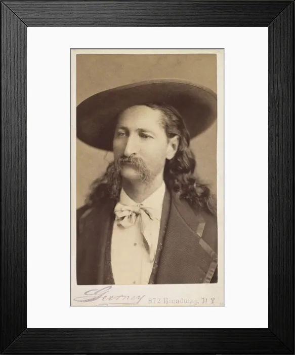 Framed Print : Wild Bill Hickok, pub. 1873 (photograph). Creator: Jeremiah Gurney (1812 - 1895) Framed Print : Wild Bill Hickok, pub. 1873 (photograph). Creator: Jeremiah Gurney (1812 - 1895)