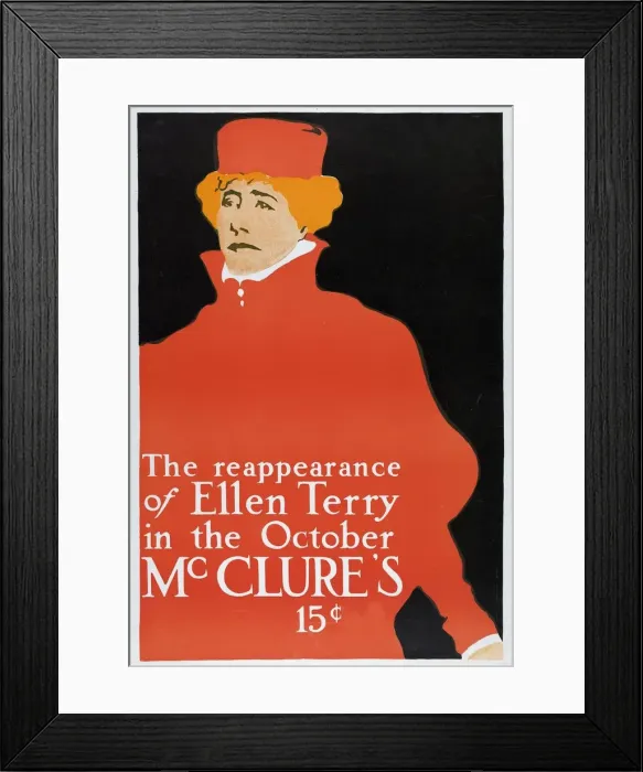 Framed Print : Front Cover of McClures, pub. October 1907 (colour lithograph). Creator: Earl Horster Framed Print : Front Cover of McClures, pub. October 1907 (colour lithograph). Creator: Earl Horster