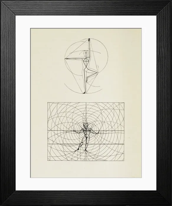 Framed Print : From The stage at the Bauhaus (Die Bühne im Bauhaus), 1925. Creator: Schlemmer Framed Print : From The stage at the Bauhaus (Die Bühne im Bauhaus), 1925. Creator: Schlemmer
