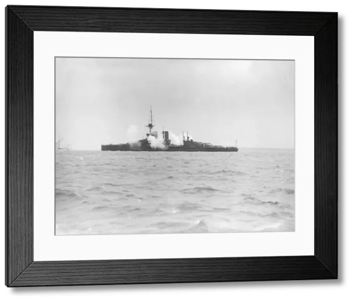 Framed Print : battleshp, 1913. Creator: Kirk & Sons of Cowes Framed Print : battleshp, 1913. Creator: Kirk & Sons of Cowes
