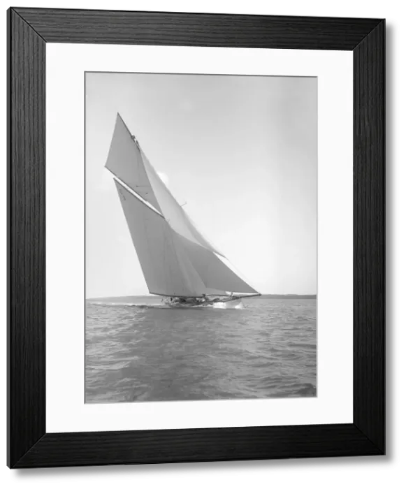 Framed Print : The 19-metre Octavia sailing close-hauled, 1911. Creator: Kirk & Sons of Cowes Framed Print : The 19-metre Octavia sailing close-hauled, 1911. Creator: Kirk & Sons of Cowes