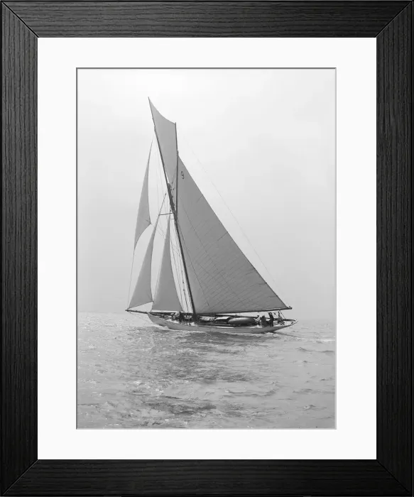 Framed Print : The cutter Westwind sailing close-hauled, 1914. Creator: Kirk & Sons of Cowes Framed Print : The cutter Westwind sailing close-hauled, 1914. Creator: Kirk & Sons of Cowes