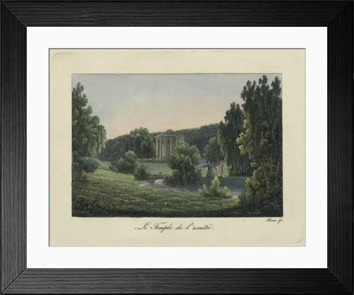 Framed Print : View of the Friendship Temple in Pavlovsk, 1810s Framed Print : View of the Friendship Temple in Pavlovsk, 1810s